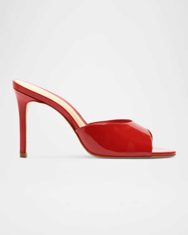 Cloe Patent Stiletto Slide Sandals